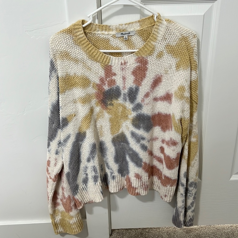 Madewell tie dye sweater